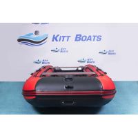 Лодка моторная килевая Kitt Boats 410 НДНД красно-черный